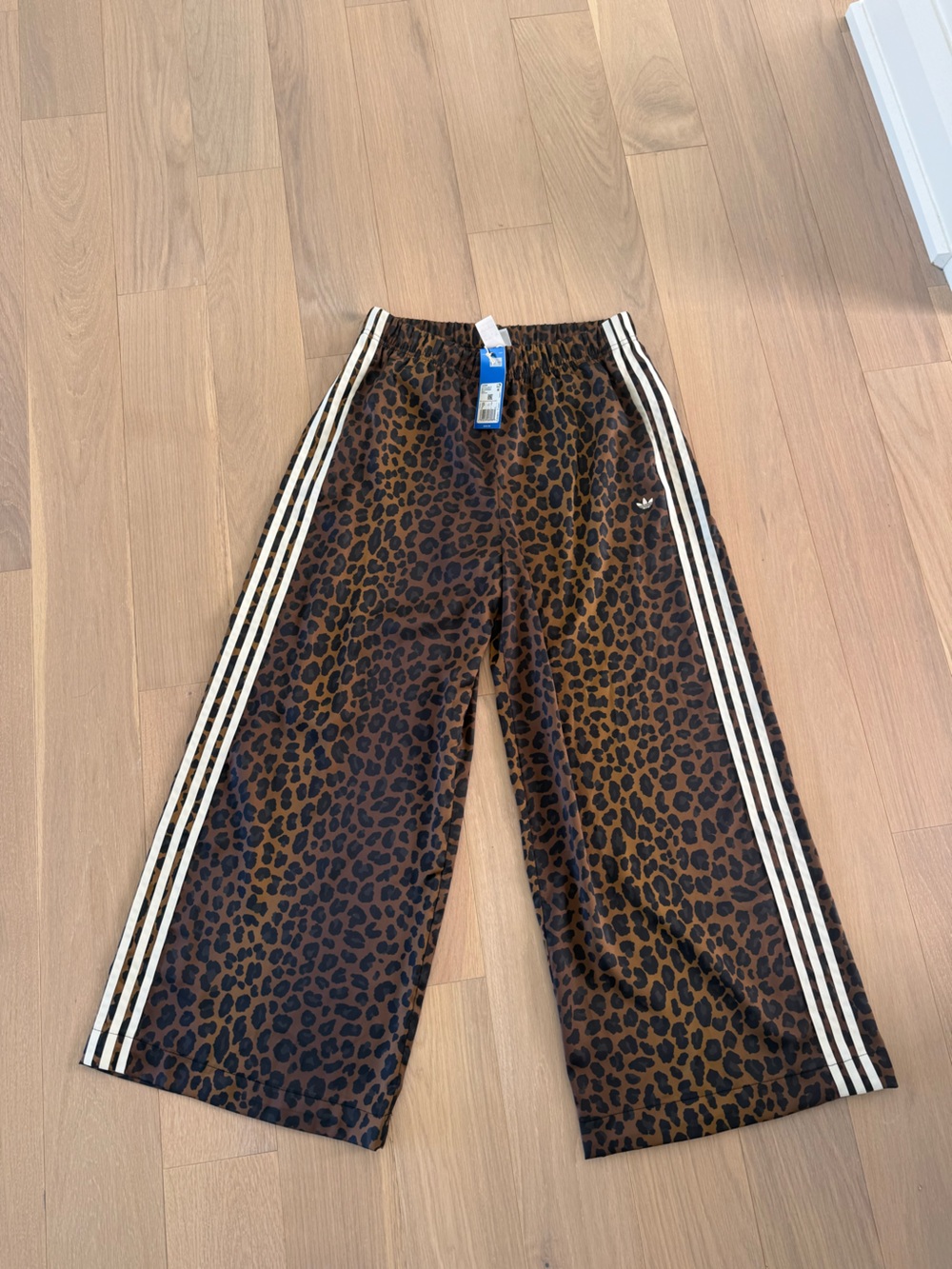 BRAND NEW TAGS ON ADIDAS ORIGINALS WIDE LEG SATIN PANTS